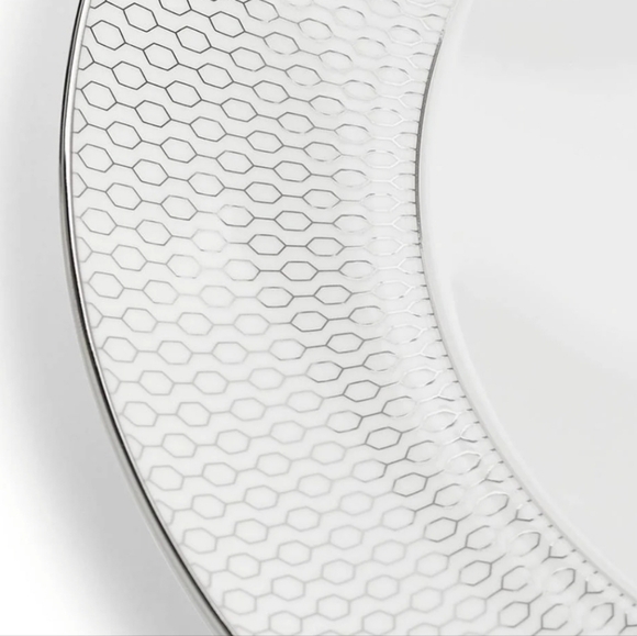 NIB - Wedgwood China Gio Platinum Salad Plate - Picture 5 of 6